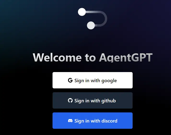 AgentGPT Sign In