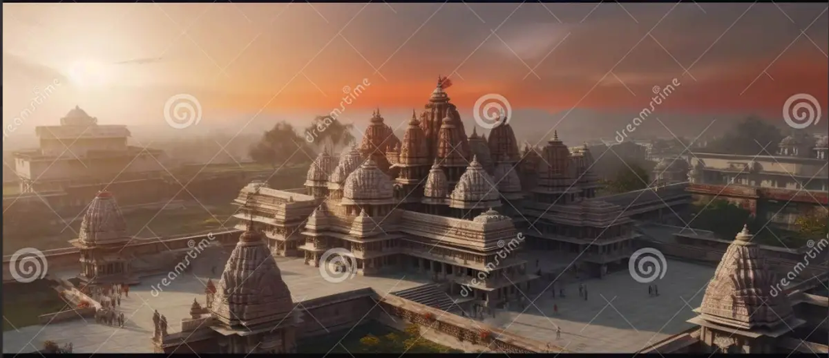 Ram Mandir AI images
