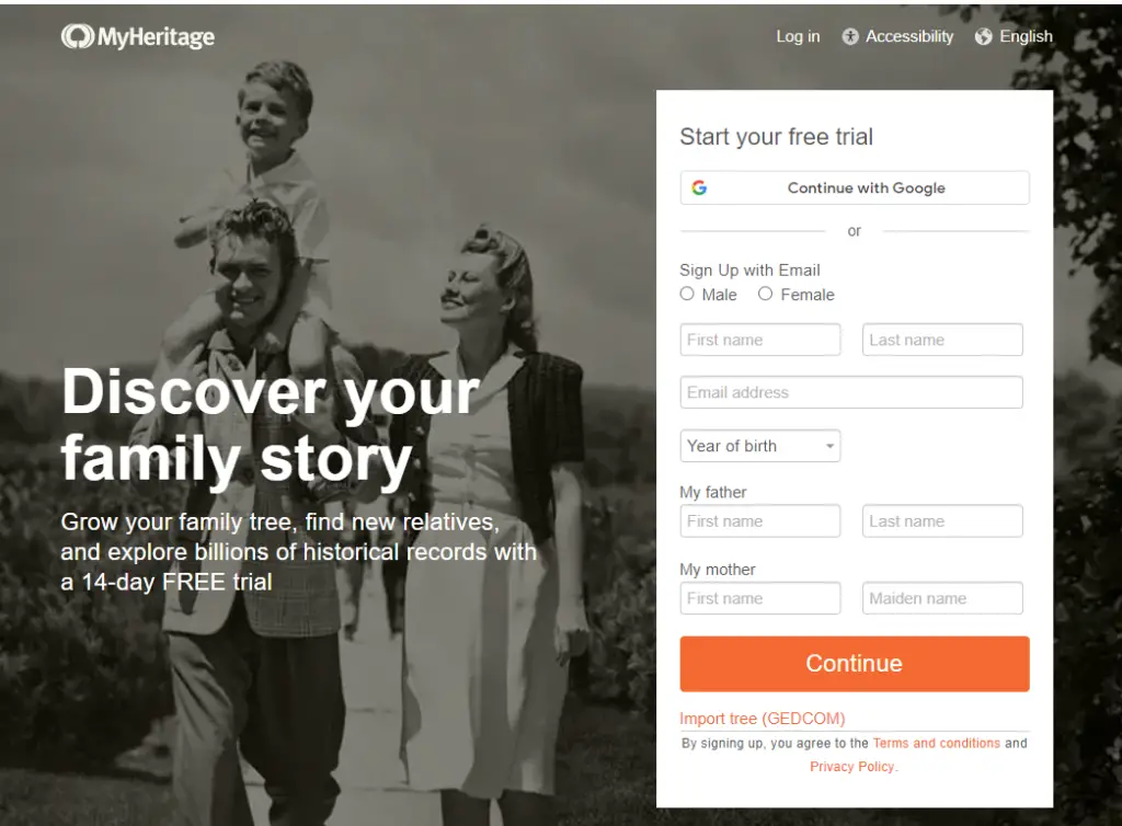 How To Sign Up For Myheritage AI