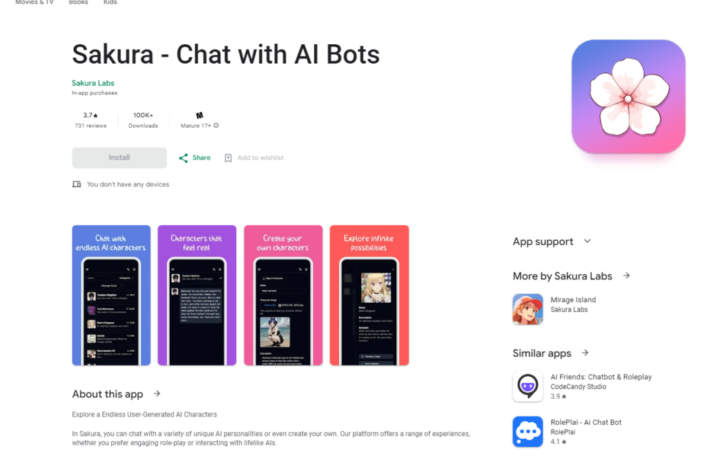 Sakura AI App Download